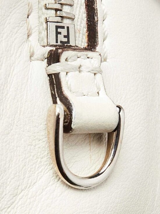 Fendi White Multicolor Leather Flowerland Backpack Bag 8BZ038 main image 11